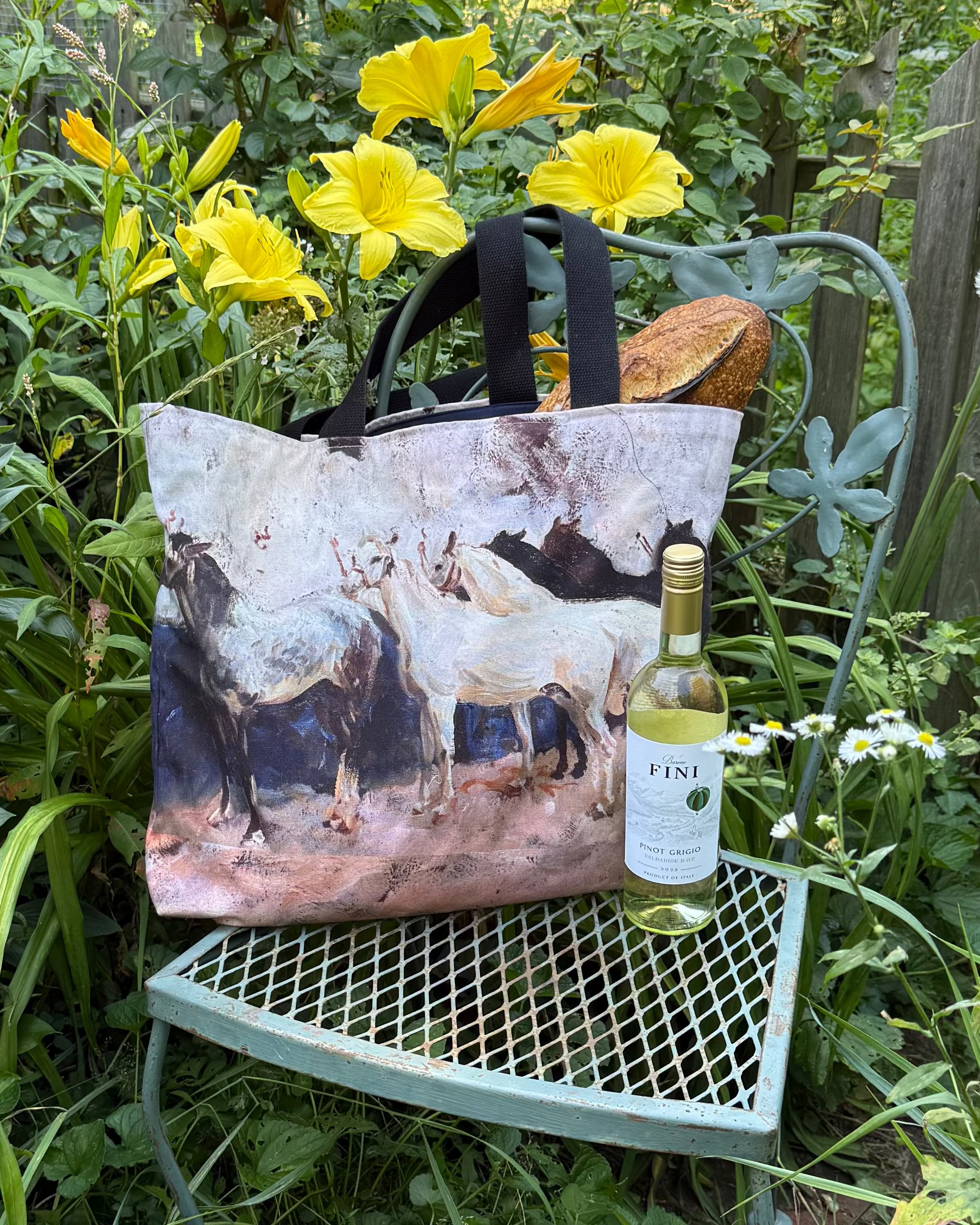 Sargent's Horses Tote Bag