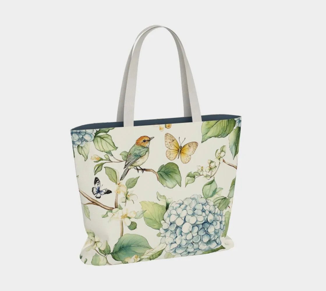 Birds and Blossoms Tote Bag - Mulberry & Fox