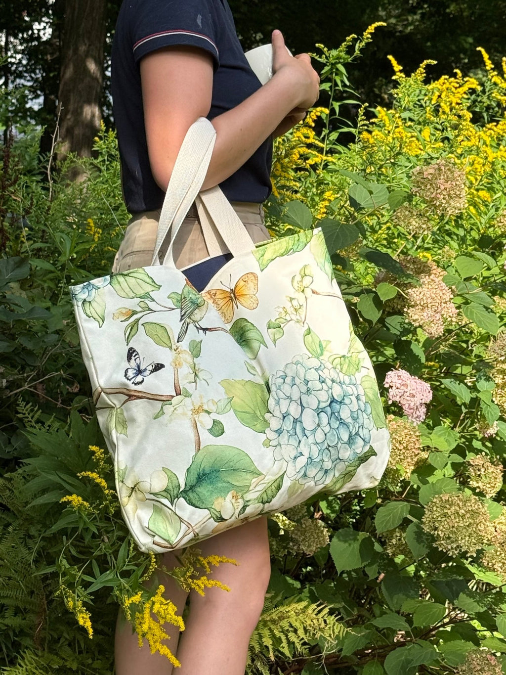 Birds and Blossoms Tote Bag - Mulberry & Fox