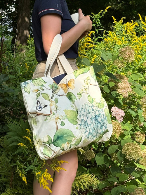 Birds and Blossoms Tote Bag - Mulberry & Fox