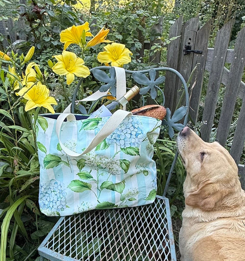 Blue Hydrangeas Tote Bag - Mulberry & Fox