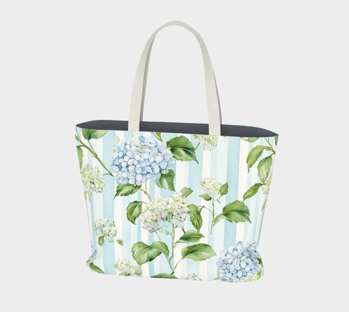 Blue Hydrangeas Tote Bag - Mulberry & Fox
