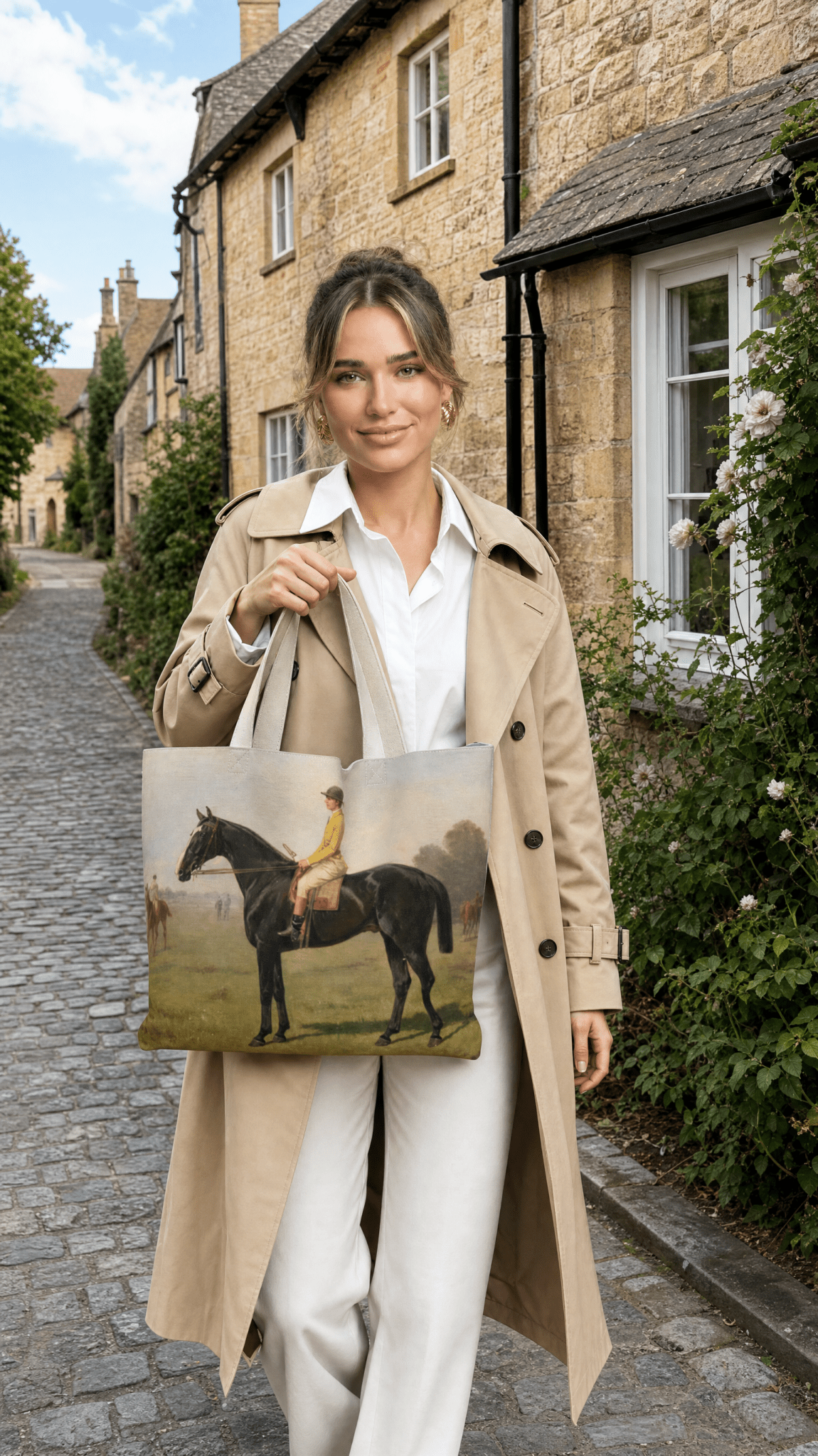 Canary Silks 1905 Tote Bag - Mulberry & Fox