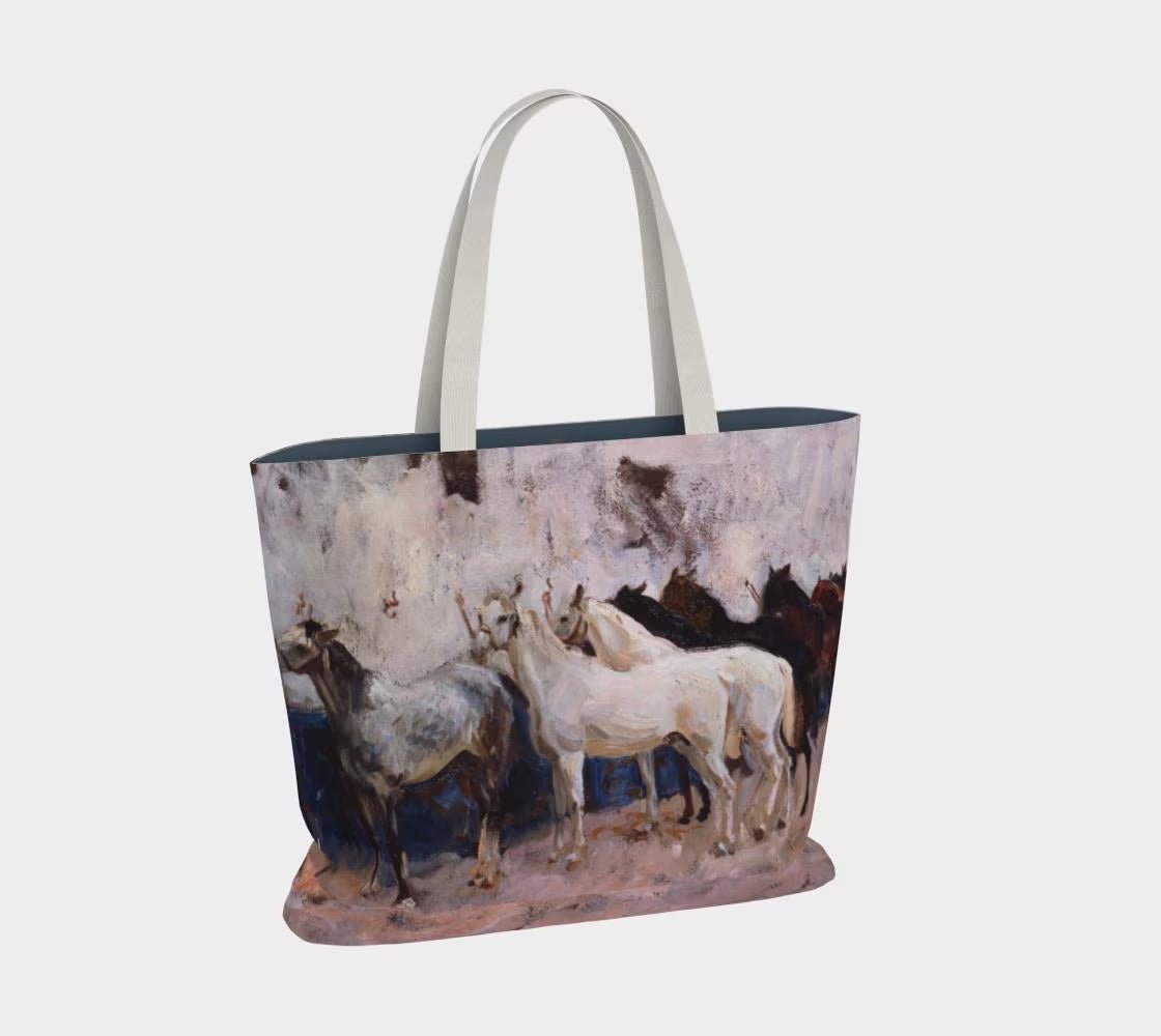 J.S. Sargent's Horses Tote Bag - Mulberry & Fox