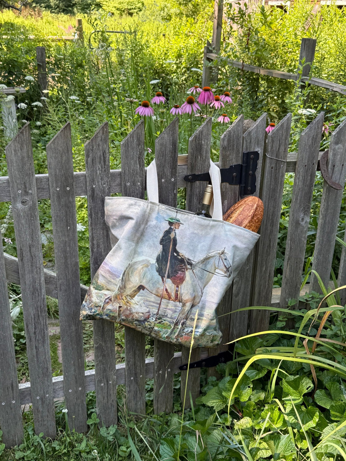 The Sidesaddle Horsewoman Tote Bag - Mulberry & Fox