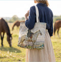 The Sidesaddle Horsewoman Tote Bag - Mulberry & Fox