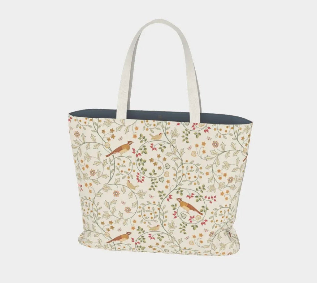 Pheasants Tote Bag - Mulberry & Fox