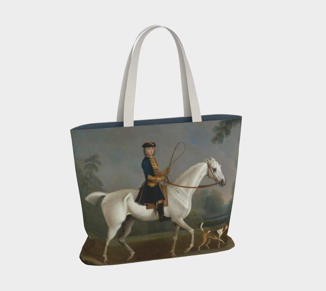 The Regency Grey Tote Bag - Mulberry & Fox