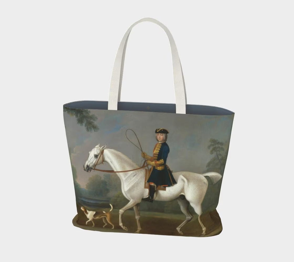 The Regency Grey Tote Bag - Mulberry & Fox