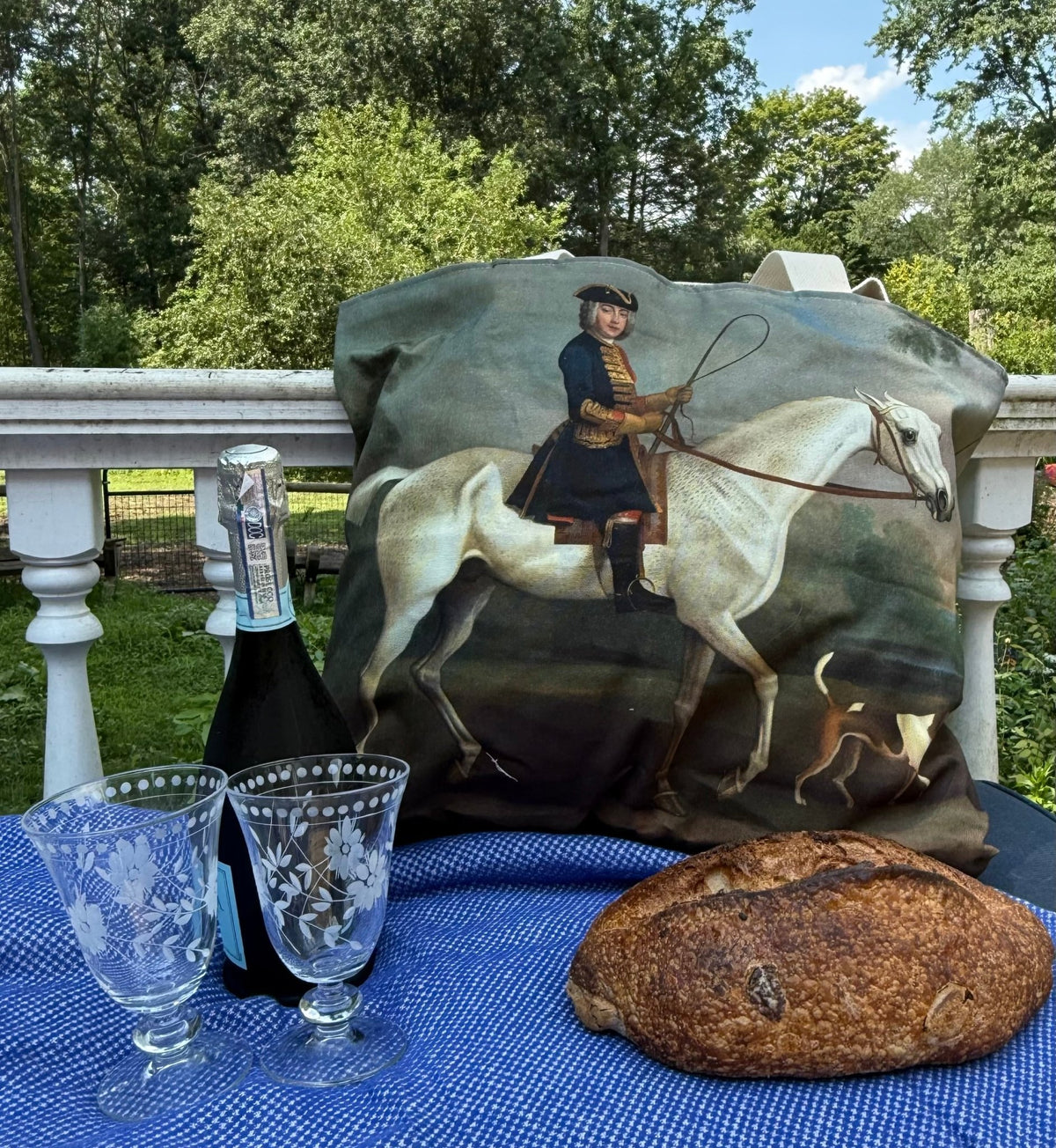The Regency Grey Tote Bag - Mulberry & Fox