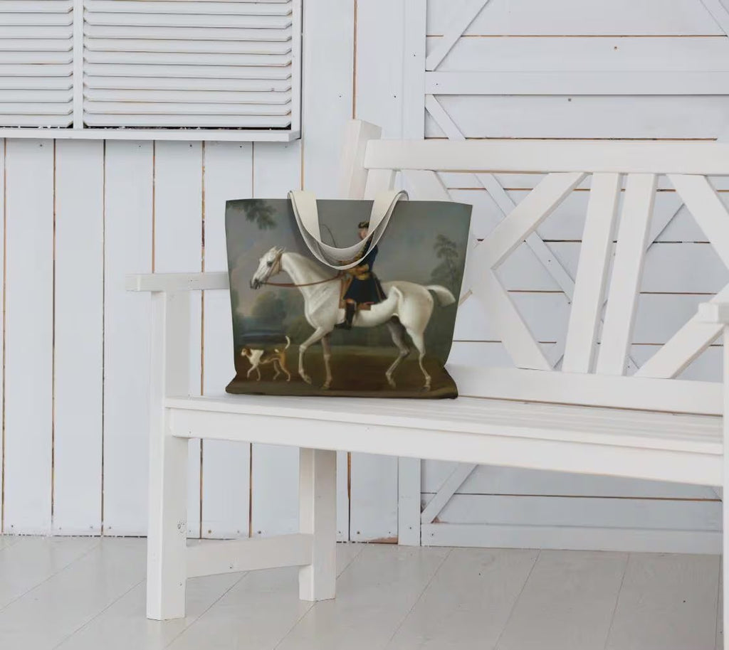 The Regency Grey Tote Bag - Mulberry & Fox