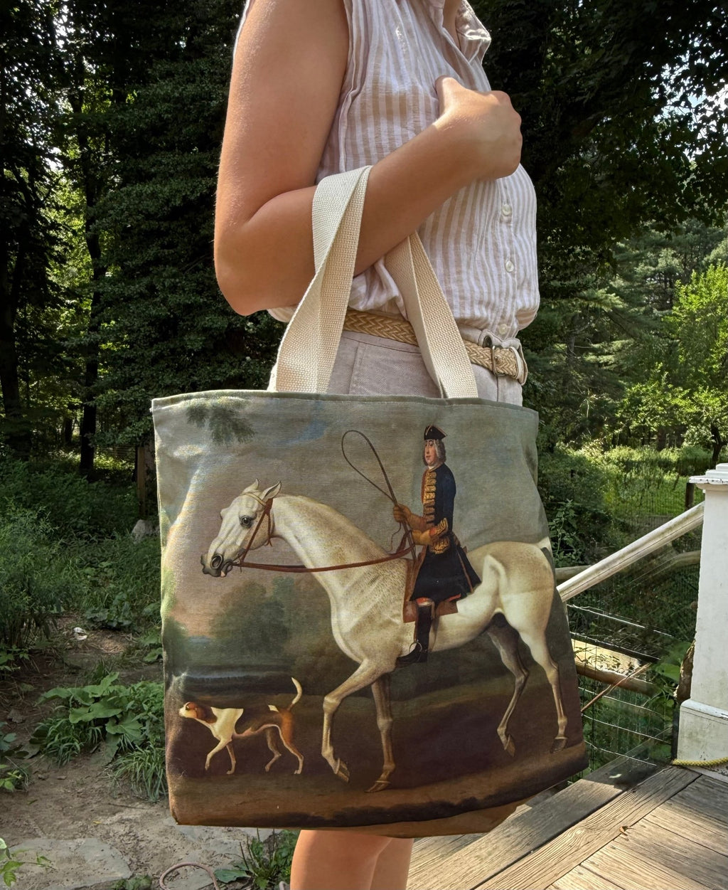 The Regency Grey Tote Bag - Mulberry & Fox