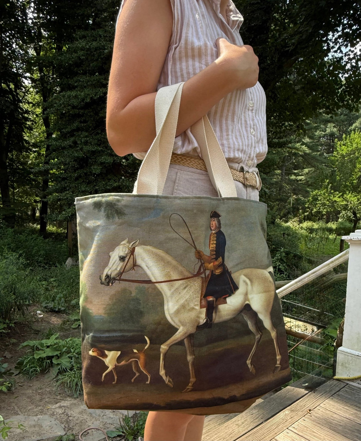 The Regency Grey Tote Bag - Mulberry & Fox